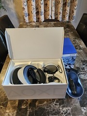 PS5 VR2 Bundle With Sense Controllers Charging Stand No Game Included Works Good