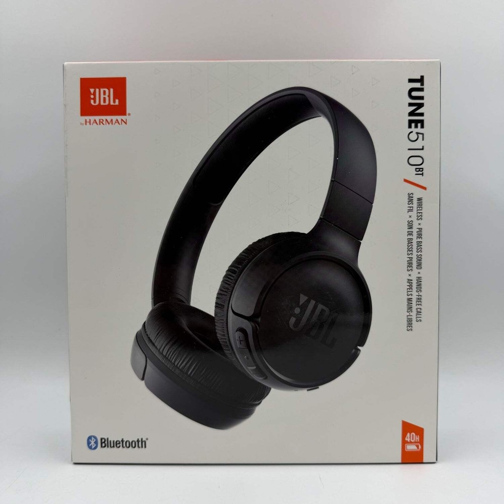 New JBL Tune 510BT Wireless On-Ear Bluetooth Headphones Pink JBLT510BTBLKAM