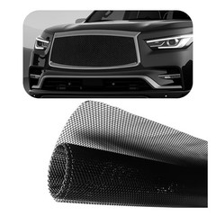 39.37×12.99 Inch Car Grill Mesh,Trimmable Front Bumper Grill with 3×6mm