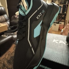 KAT VR Shoes Black Blue Mens Size 10 NEW WITH BOX VIRTUAL REALITY FOR TREADMILL