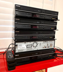 Toshiba DVR620KU DVD/VCR Recorder Combo W/Remote Control USED