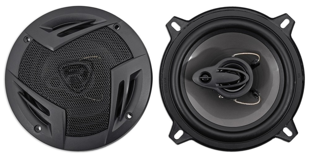 Pair Rockville RV5.3A 5.25″ 3-Way Car Speakers 600 Watts/100 Watts RMS CEA Rated