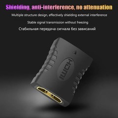 4K HDMI Extender Female To Female Converter Extension Audio Adapter For Monitor