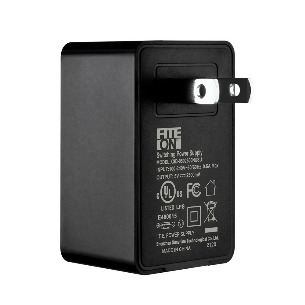 UL 5V 2A-2.5A USB Port Wall Charger 5 Volt 2 Amp AC-DC Power Adapter Converter