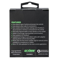 AXSWC-2 Steering Wheel Control Data Interface