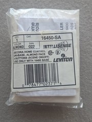Leviton 16450-SA Intellisense Decora DHC Home Control Uni-Base 4 Button Keypad