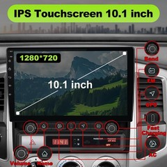 Solvitek Car Radio for Toyota Tacoma 10.1″ 4GB RAM 64GB ROM (Fast Charging)