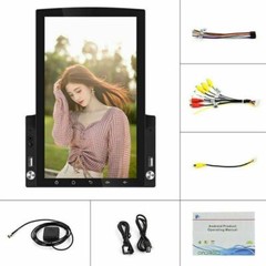 10″ 2 Din Android 13 GPS WiFi Vertical FM Touch Screen Player Car Stereo Radio