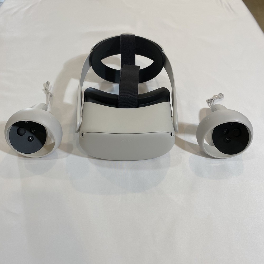 Meta Oculus Quest 2 128GB Advanced All-In-One VR Headset and Controllers – White