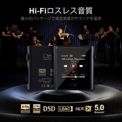 M0s MP3 Player with Bluetooth Hi-Fi Lossless Sound Music Player Portable Digi…