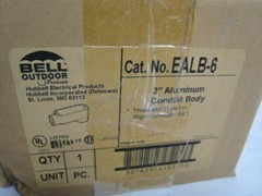 BELL EALB-6 2” Aluminum Conduit Body Pack of 2