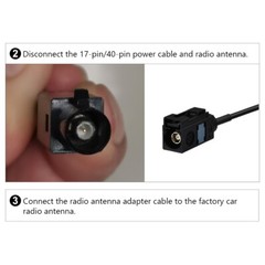 A0590 BMW E46 323/325/328/330 M3 Extended Wiring Harness 17Pin 40Pin for Q50UPRO