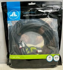 JL Audio XE-BLKAIC2-25 2CH 25 Feet RCA Premium Audio Interconect Pure OFC Copper