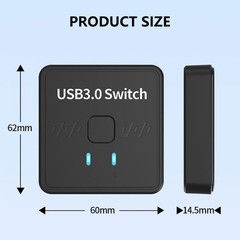 USB3.0 Switcher Bidirectional Sharing Switcher Adapter USB Switcher