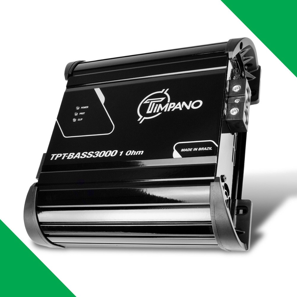 Timpano TPT-BASS3000 1 Ohm 3K Watts 1 Channel Class D Compact Amplifier