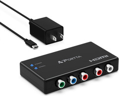 Component to HDMI Converter, Ypbpr RGB + R/L Audio to HDMI V1.3