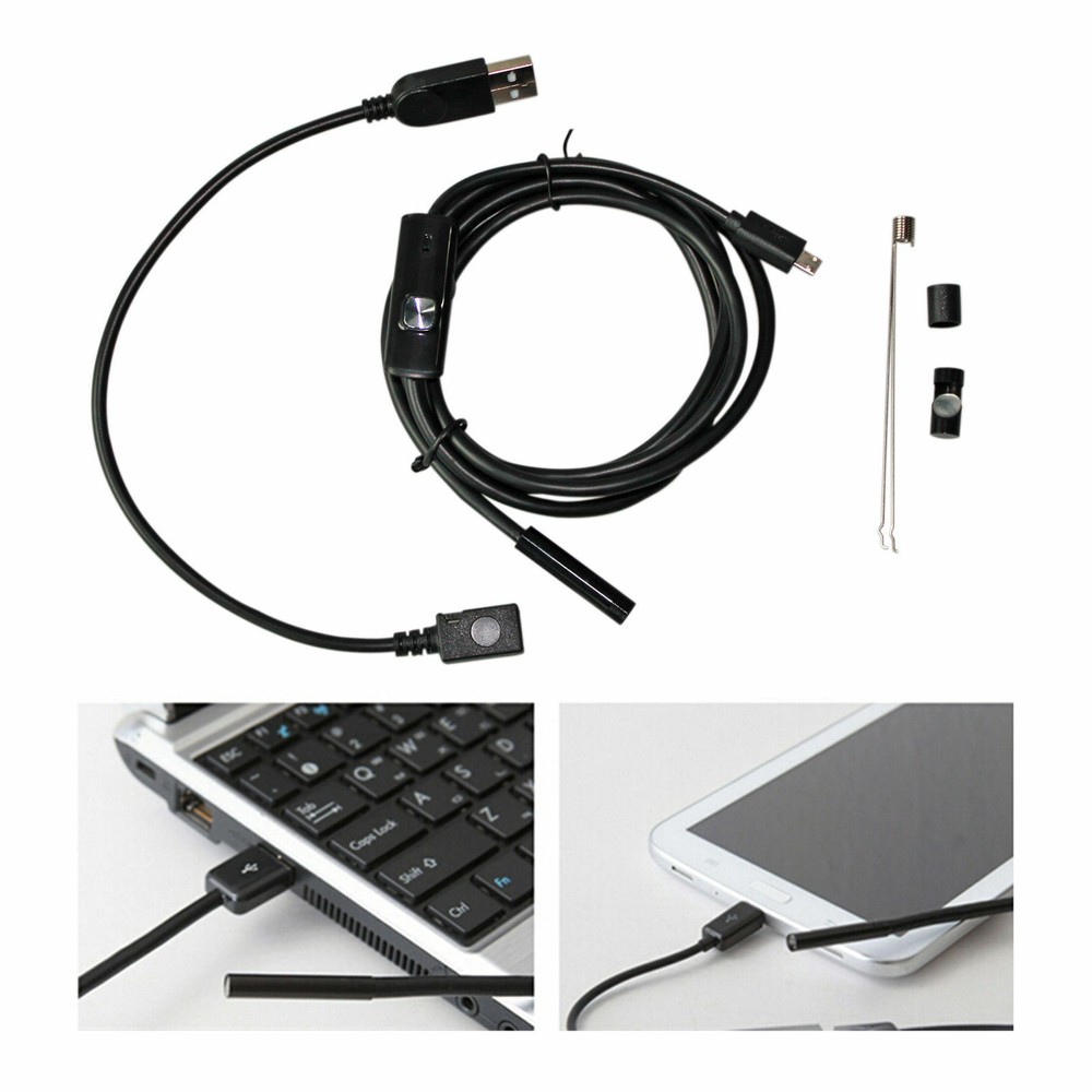 2m/5m 3in1 USB 6 LED Endoscope HD Cams Inspection Camera For Android/Laptop/PC