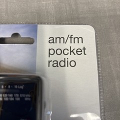 Jensen MR-80 AM/FM Portable Pocket Radio Small Compact NEW for Seniors Emergency
