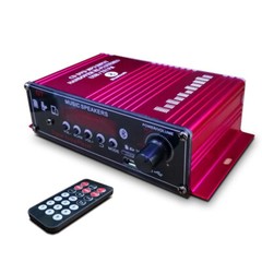 400W 12V 2 Channel Powerful Stereo Audio Power Amplifier HiFi Bass Amp Car Home