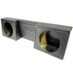 Regular Cab / Single Cab 12″ Dual Sub Box Subwoofer Enclosure Gm Ford Dodge