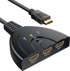 3 Port HDMI Splitter Cable 1080P Switch Switcher HUB Adapter for HDTV PS4 Xbox