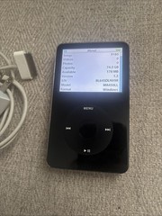 Classic Black 2006 5th Gen iPod 80gb Model A1136 /MA450LL Works