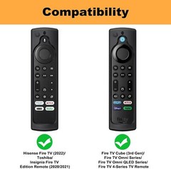 Case for Amazon Toshiba/Insignia/Pioneer/Fire TV 4 Remote Soft Silicone Cover