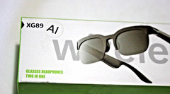 WIRELESS SMART GLASSES 6.0 TWO IN ONE XG89 BLACK
