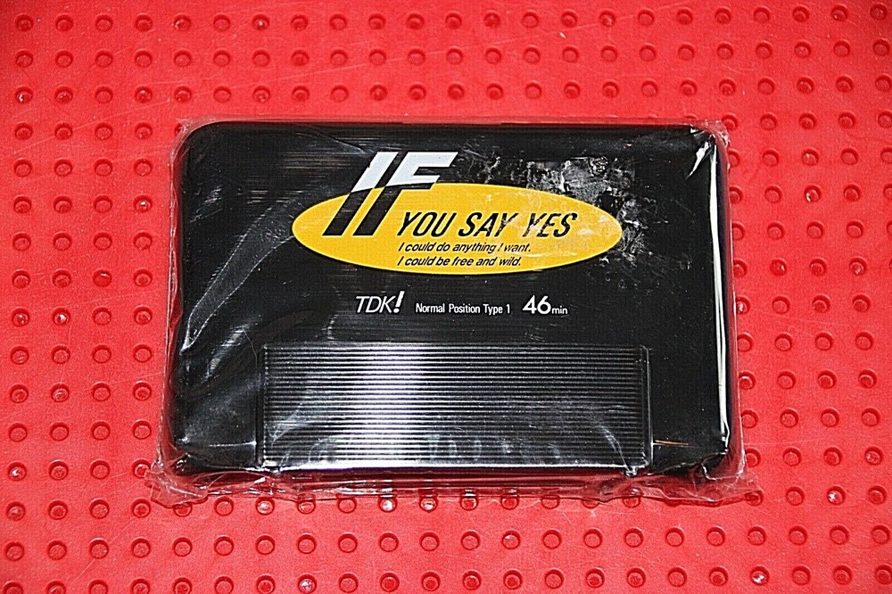 TDK IF (YOU SAY YES) 46 TYPE I BLANK CASSETTE TAPE (1) (NEW)