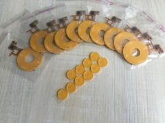 10X Click Wheel + Center Button for iPod Video 5th 5.5 Gen 30GB 60GB 80GB YELLOW