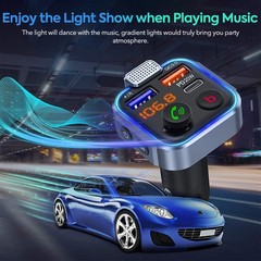 Bluetooth Car FM Transmitter MP3 Player Hands free Radio Adapter Kit USB Charger