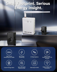 Smart Home Energy Monitor with 16 50A Circuit Level Sensors, Real-Time Power Usa