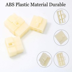 1-20 Set 6 Pin Socket Plug Male Female Brass 6.3mm Spade Terminal Wire Connector