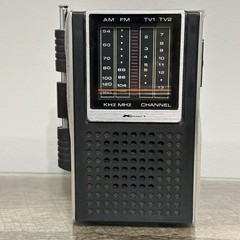 Kmart AM-FM TV-1 TV-2 Pocket Radio Hong Kong 31-56