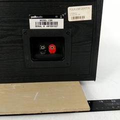 Polk Audio CSR Center Channel Speaker Black Dynamic Balance Home Theater