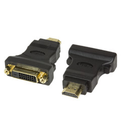 HDMI Male to DVI-D 24+1 Pin Female M-F Adapter Converter HDTV LCD (405-051-RH)