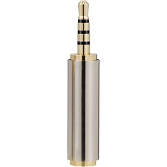2.5mm Male to 3.5mm Female Stereo Mic Audio Headphone Jack Adapter Converter