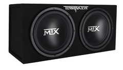 MTX Terminator TNP212D2 1200 Watt 2 Ohm Dual 12” Subwoofers/Sub Box/Amp Package