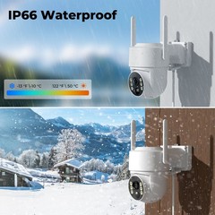 4MP 10CH Solar Powered Battery Wireless Security Camera System HDD Monitor Audio