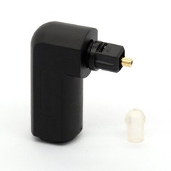 10pcs Toslink Right Angle 90 Degree Digital Optical Audio Adapter Male to Female