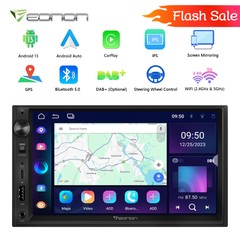 Android 13 Head Unit Double Din 7″ Multimedia Car Stereo Radio GPS Navigation BT
