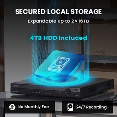 Lorex 4K (16 Camera Capable) Elite Series 4TB NVR (Open Box)