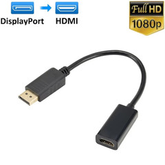 Display Port to HDMI Male Female Adapter Converter Cable DisplayPort DP to HDMI