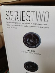 2 Pk Nuvo NV-21C6 6.5″ In-Ceiling Speaker w/Silk Dome Tweeter, 100 Watt(NEW) Set