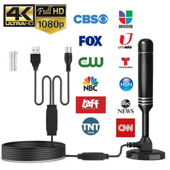 5600Miles TV Antenna HDTV Amplified Digital 4K 1080P Long Range Indoor Upgraded