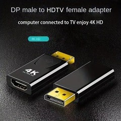 4K Display Port to HDMI Male Female Adapter Converter DisplayPort DP to HDMI