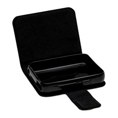 Samvix Book Style Black Leather Case for iPlatinum Music Q6 MP3 Player