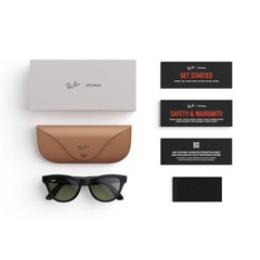 Refurbished Ray-Ban Meta Skyler (Gen 1), Shiny Black / Green