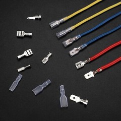 900/540Pcs Male Female Spade Wire Connector Crimp Terminal for Car Audio Speaker