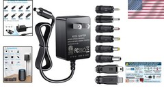 5FT 5V 2A Wall Charger with 8 Plug Types for Tablets and Small Electronics